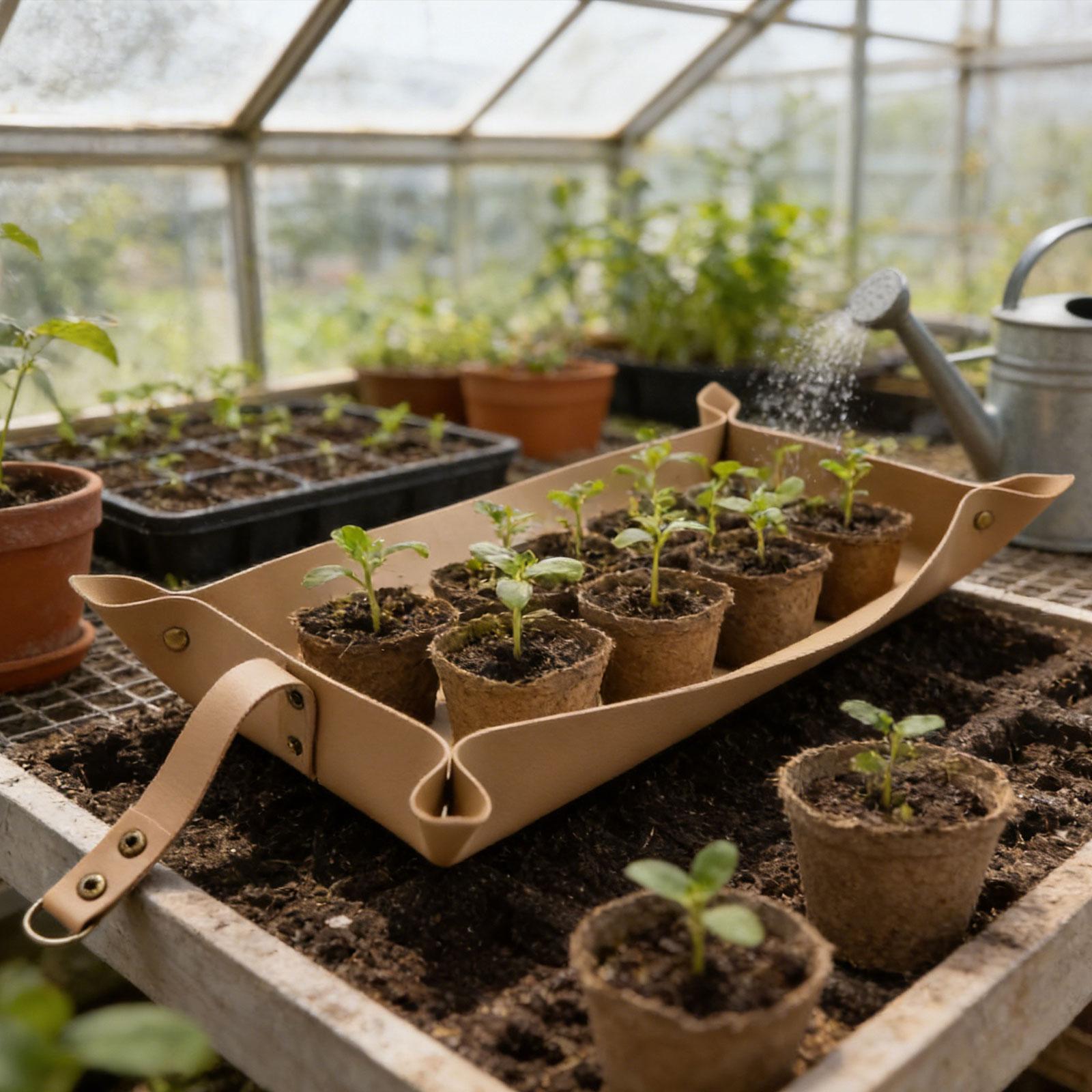 Repotting Mat - แผ่นรองปลูกต้นไม้ ถาดปลูกต้นไม้ แข็งแรง ทนทาน พับเก็บได้ อุปกรณ์ทำสวน