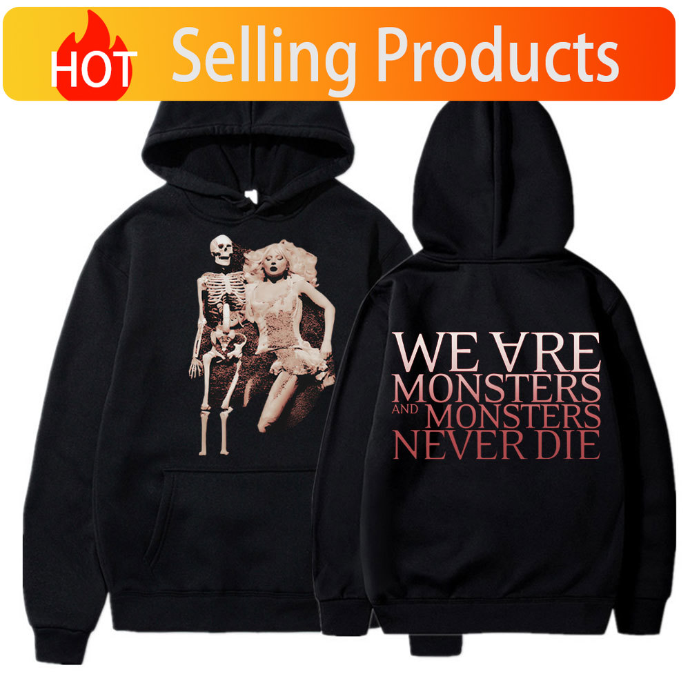 Monstera - เสื้อฮู้ดวินเทจ Lady Gaga The Mayhem Ball