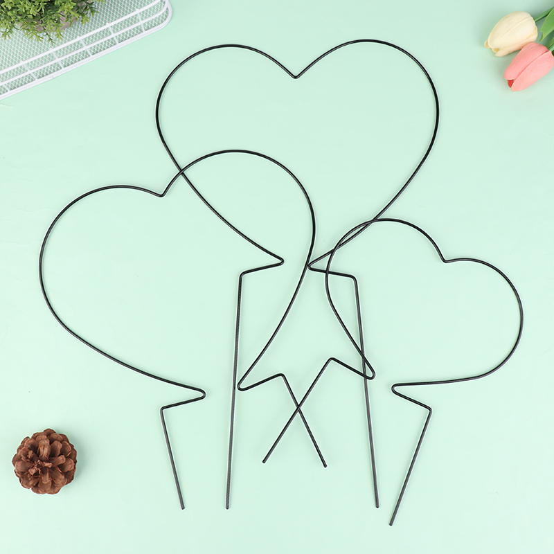 เสาค้ำต้นไม้รูปหัวใจเหล็ก 2 ชิ - Plant Support Stake บทวิจารณ์และราคา