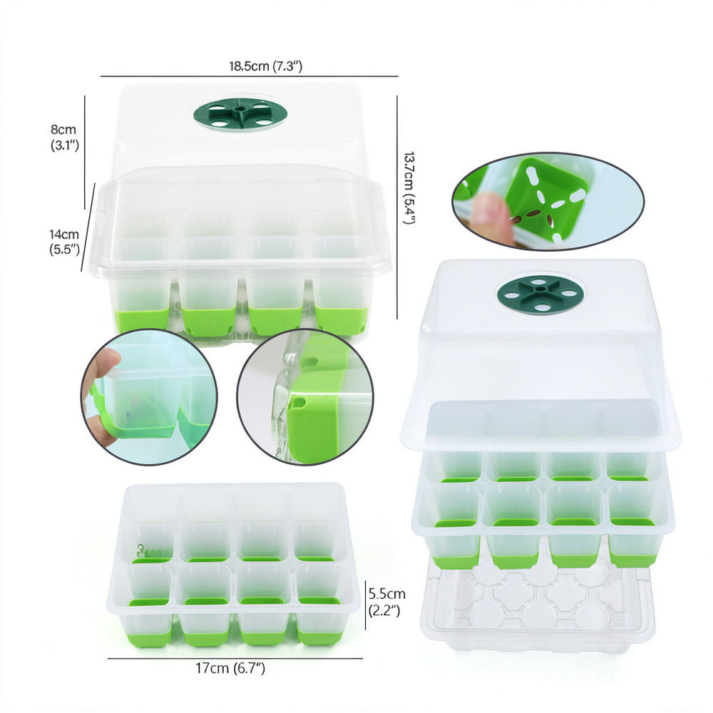 ถาดเพาะกล้าซิลิโคนแบบใช้ซ้ำได้ - Plant Pot บทวิจารณ์และราคา